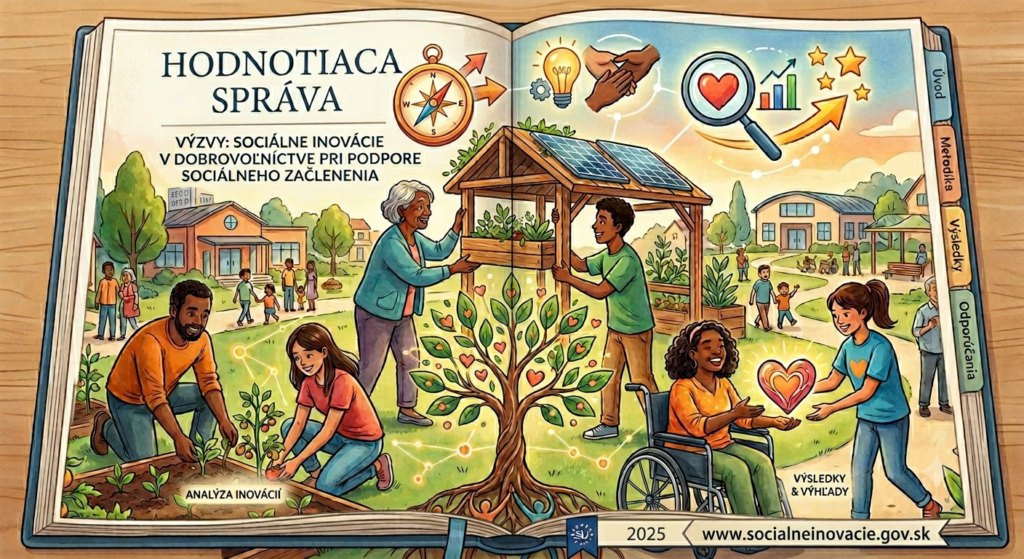 Zverejnili sme hodnotiacu správu výzvy „Sociálne inovácie v dobrovoľníctve pri podpore sociálneho začlenenia“